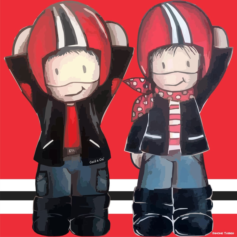 CACÁ E CIA - MOTOCICLISTA VERMELHO 1