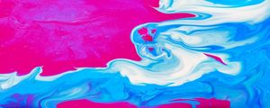 ROSA E AZUL ABSTRATO II