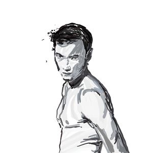PINTURA DIGITAL ROSTO GREY