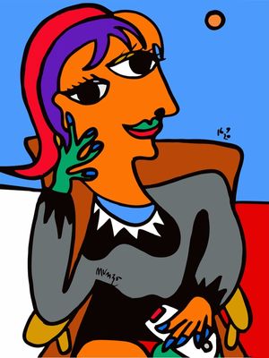 DORA MAAR DE PABLO PICASSO POR MARCELO URIZAR