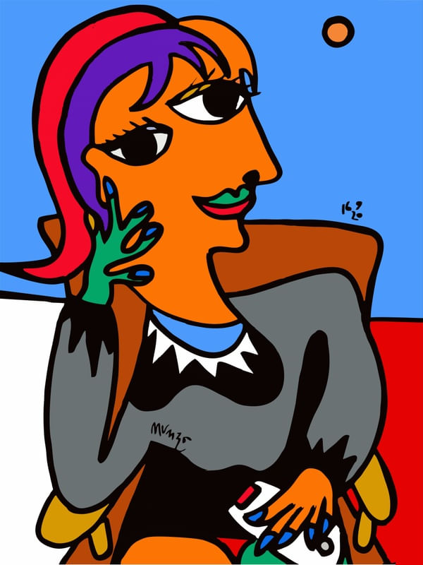 DORA MAAR DE PABLO PICASSO POR MARCELO URIZAR