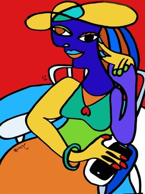 RETRATO DE MARIE THÉRÈSE WALTER DE PICASSO, POR MARCELO URIZAR