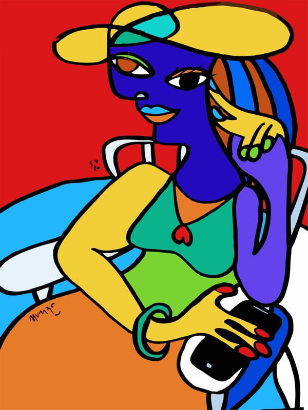 RETRATO DE MARIE THÉRÈSE WALTER DE PICASSO, POR MARCELO URIZAR