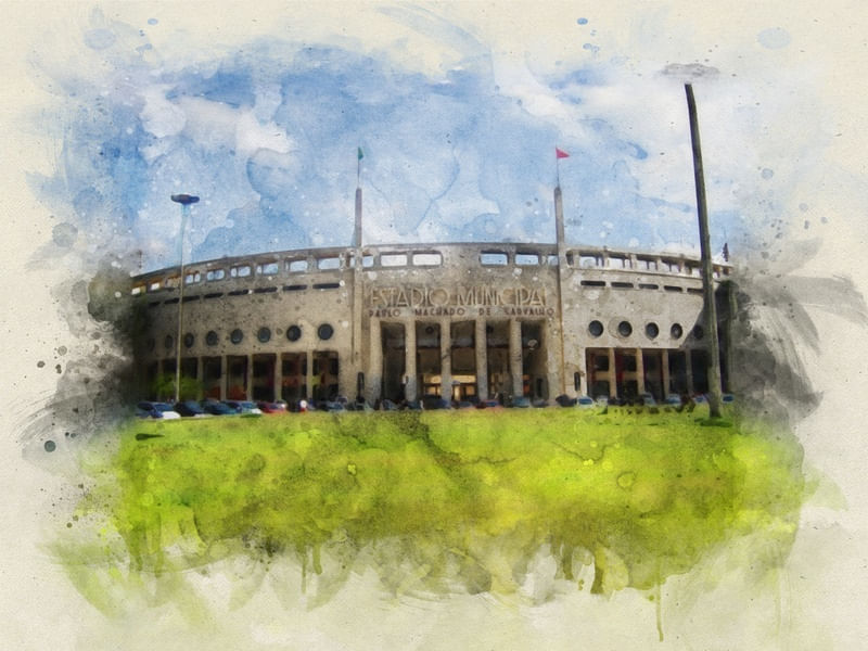 ESTADIO PACAEMBU AQUARELA