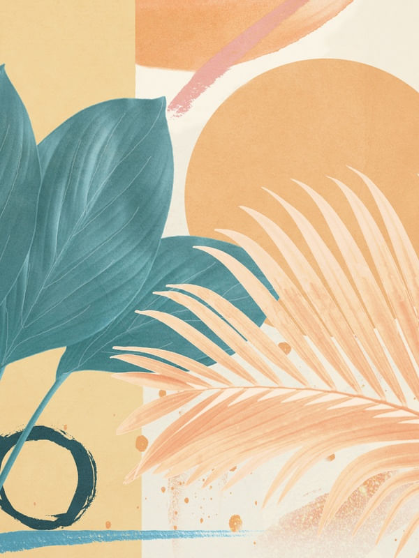 ABSTRACT TROPICAL ART VII