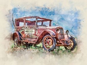 CALHAMBEQUE AQUARELA
