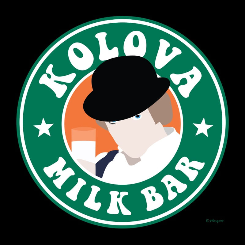 A CLOCKWORK ORANGE - KOROVA MILK BAR BLACK