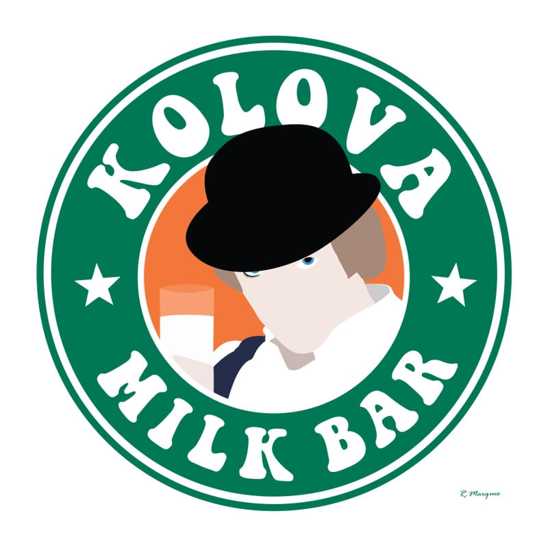 CLOCKWORK ORANGE - KOROVA MILK BAR WHITE