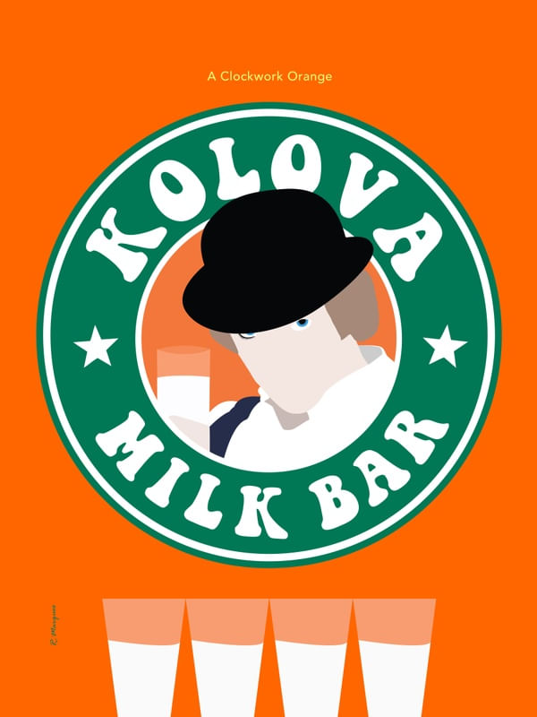 A CLOCKWORK ORANGE - MILK BAR