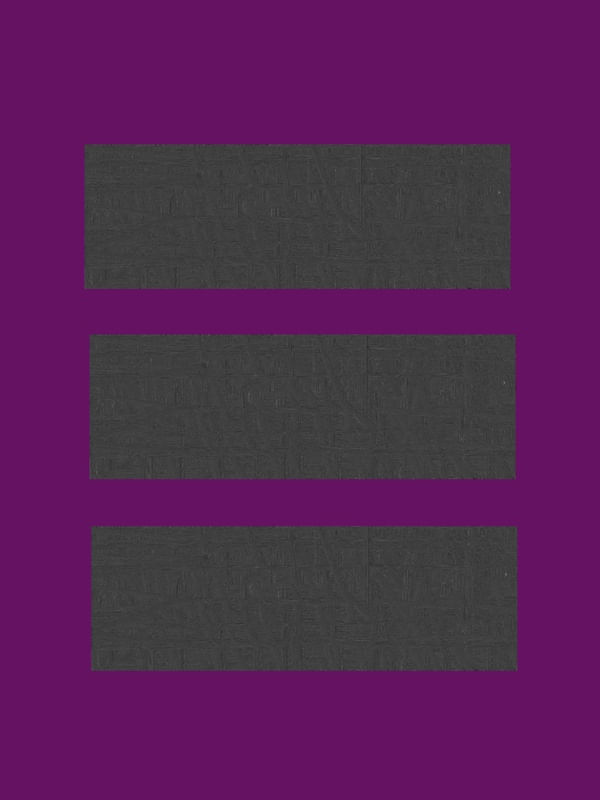 MINIMALISTA ROXO E CINZA ARTISTA GLORIA RIMES