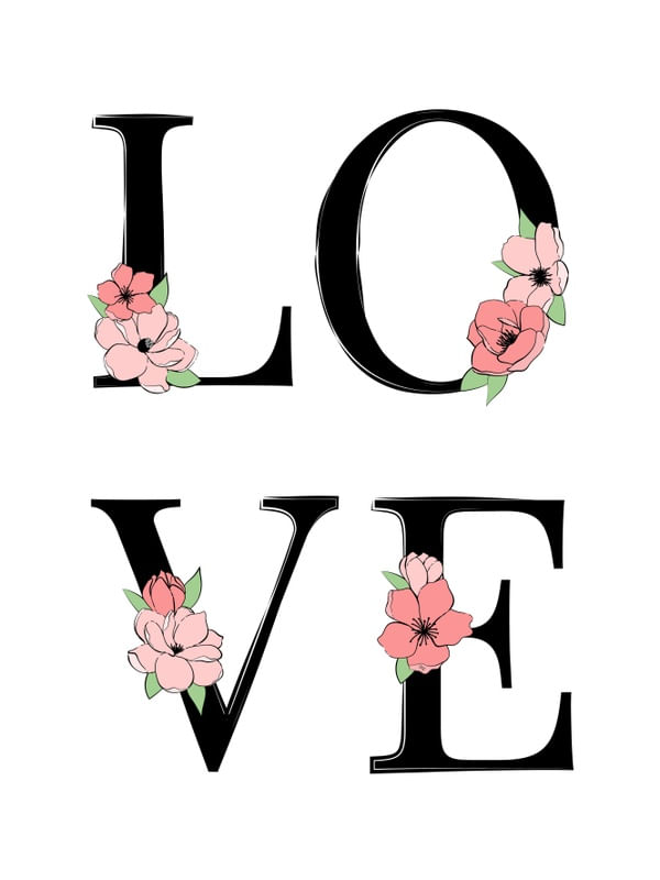 LOVE BLACK / AMOR PRETO