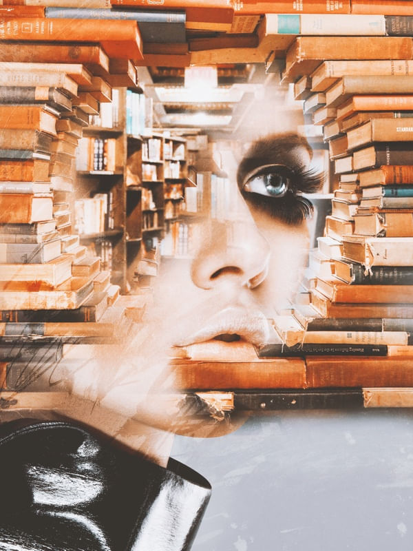GIRL IN THE LIBRARY