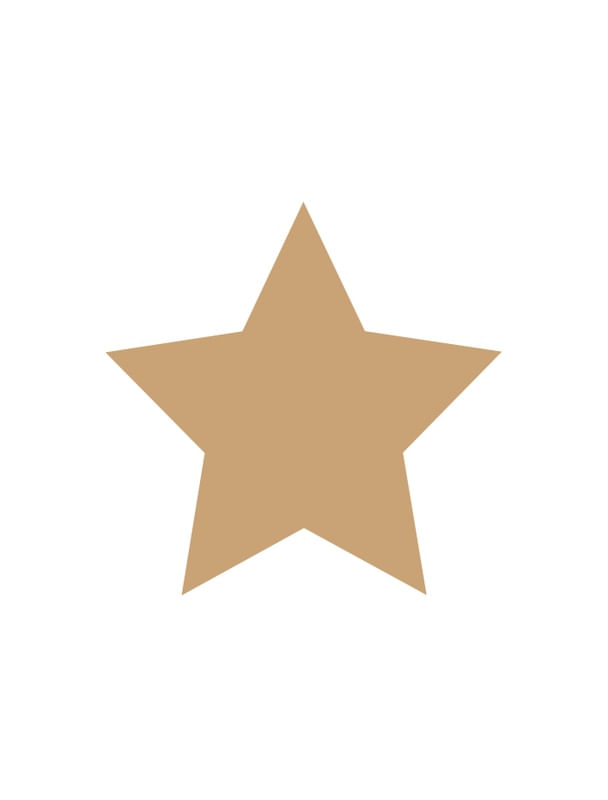 ESTRELA MINIMALISTA