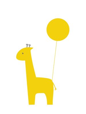 GIRAFA COM BALÃO