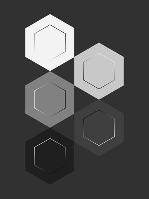 GEOMETRIC GREY 5