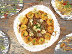 COMIDA EM PINCEL