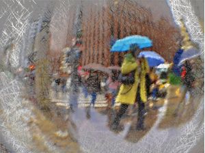 GUARDA CHUVA AZUL