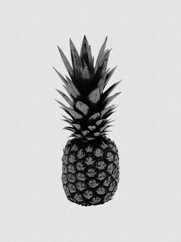 PINEAPPLE BLACK & WHITE