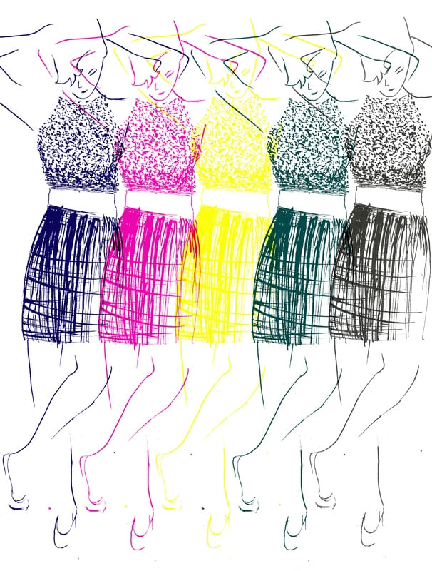 FASHION ILLUSTRATION COLORS