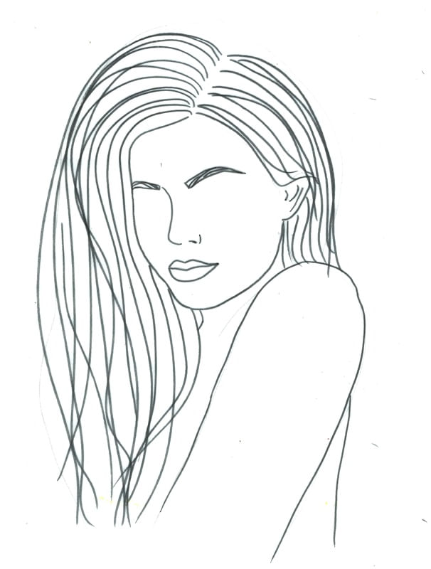 MULHER PRETO E BRANCO