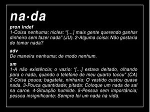 NADA, INSPIRADO EM JOSEPH KOSUTH