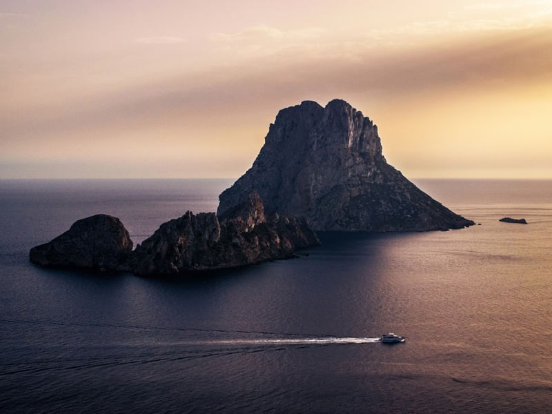 PÔR DO SOL EM ÉS VEDRÀ, IBIZA