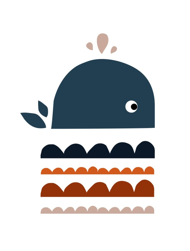 BALEIA MINIMALISTA