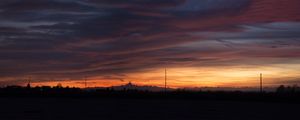 PÔR DO SOL NOS ALPES