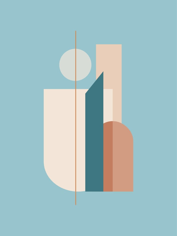 MINIMAL GEOMETRIC SHAPES 17G