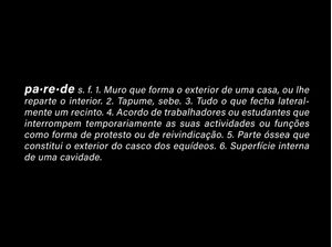 DEFINIÇÕES: PAREDE