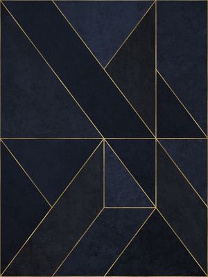 COLEÇÃO GEOMÉTRICOS - DEEP BLUE