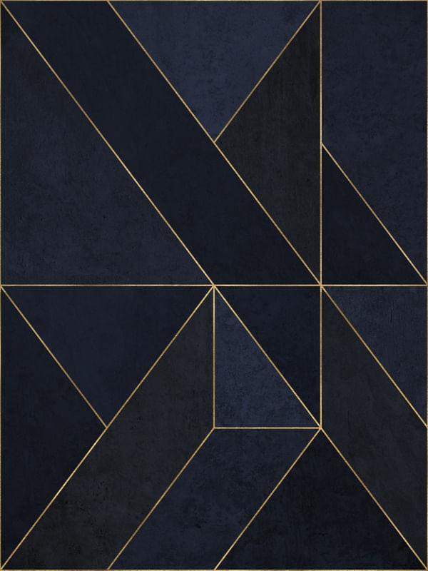COLEÇÃO GEOMÉTRICOS - DEEP BLUE