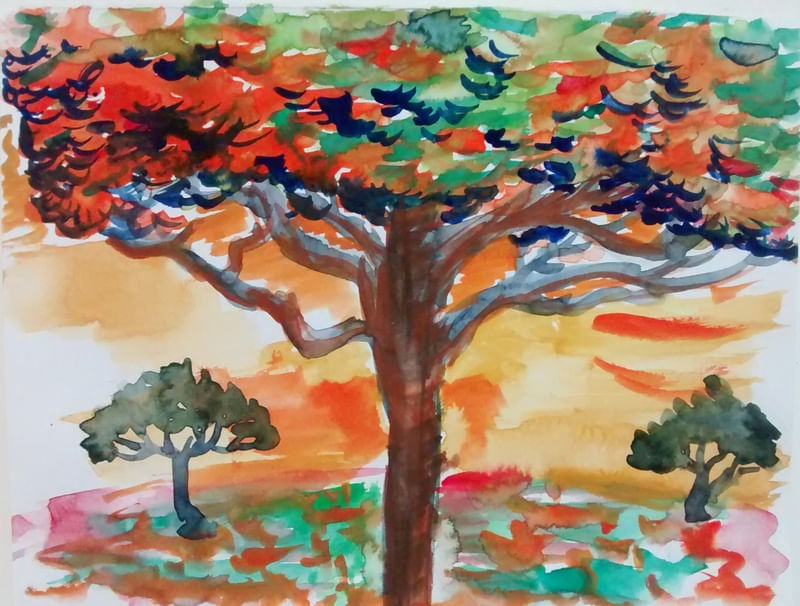 AS CORES E AS ARVORES