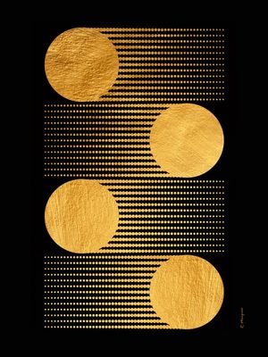 ABSTRACT GOLDEN BALL