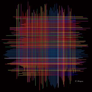 ABSTRATO COLORS GRAPHICS BLACK