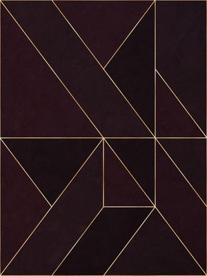 COLEÇÃO GEOMÉTRICOS - VINHO