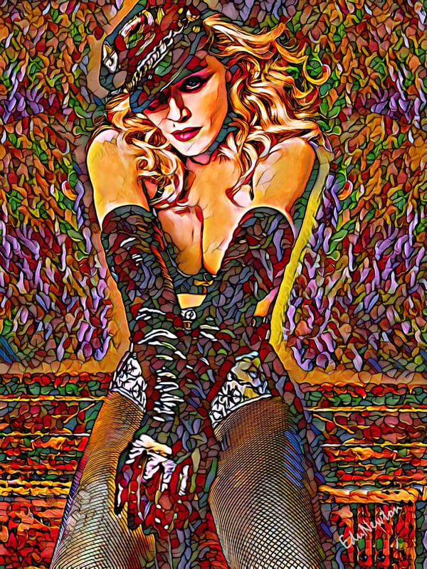 MADONNA SENSUAL LIKE A VIRGIN - ART NOUVEAU