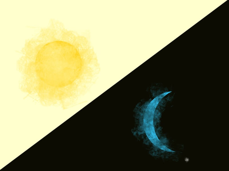 LE SOLEIL ET LA LUNE