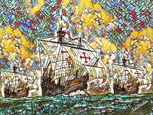 CARAVELAS DO DESCOBRIMENTO - ARTE MODERNA