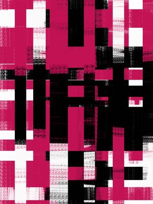 ABSTRATO ROSA E PRETO