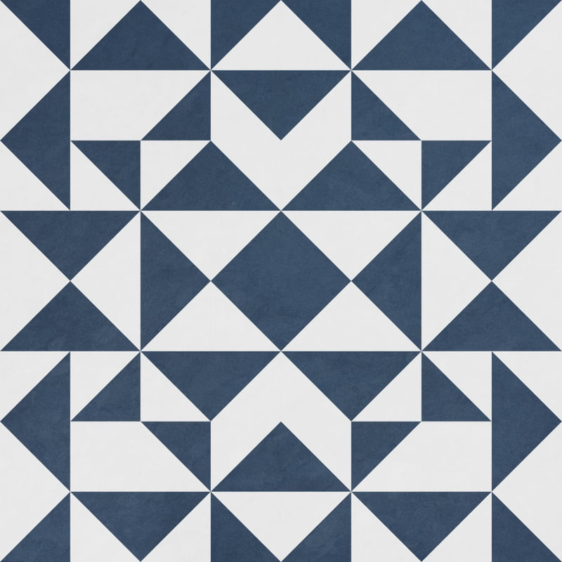 GEOMÉTRICO ELEGANTE - AZUL MARINHO