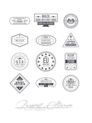 ESTAMPAS DE PASSAPORTE