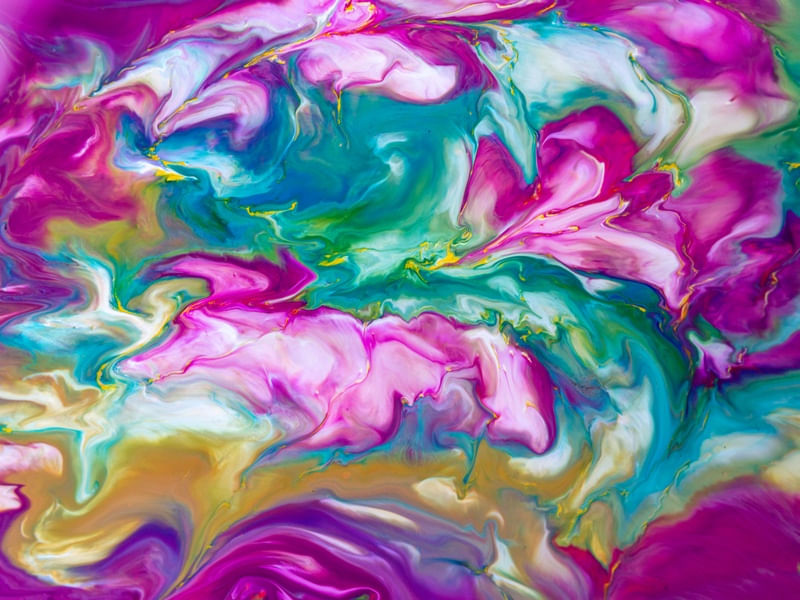 TEMPESTADE NO JARDIM - FLUID ART