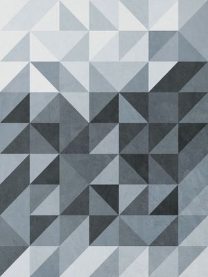 TRIÂNGULOS MODERNOS - AZUL