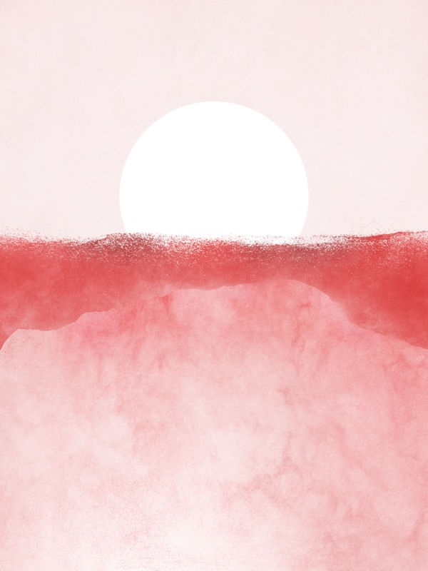MINIMAL LANDSCAPE PINK 01