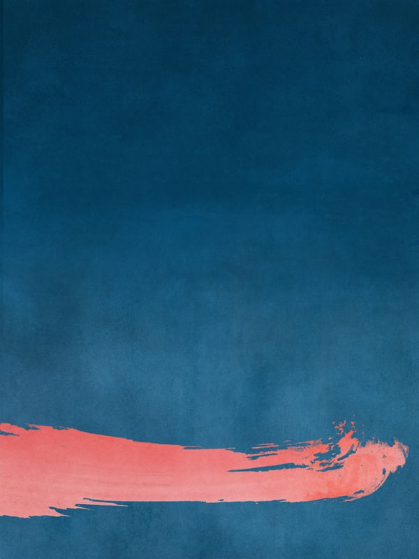 MINIMAL LANDSCAPE PINK AND NAVY BLUE 03
