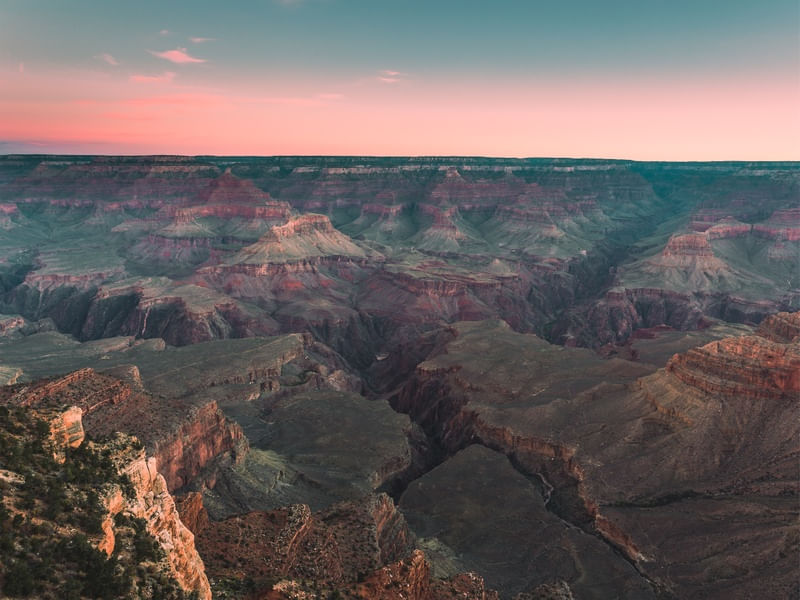 GRAND CANYON AT DAWN
