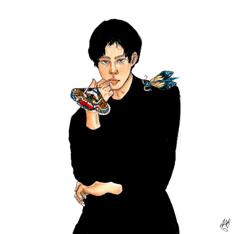MARIPOSA NO OMBRO