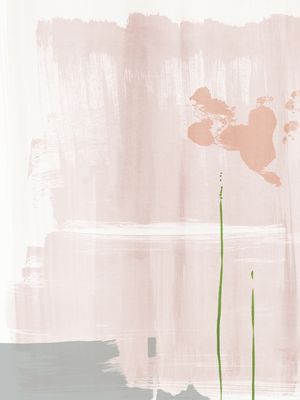 SOFT PINK ABSTRACT PAINTING