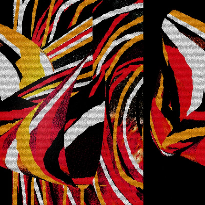 ABSTRATO ARTE EM MOVIMENTO 01 ARTISTA GLORIA RIMES